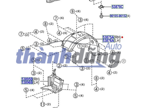 Lòng dè chắn bùn MG5 2022-2025 | 10747513 - Ảnh 5
