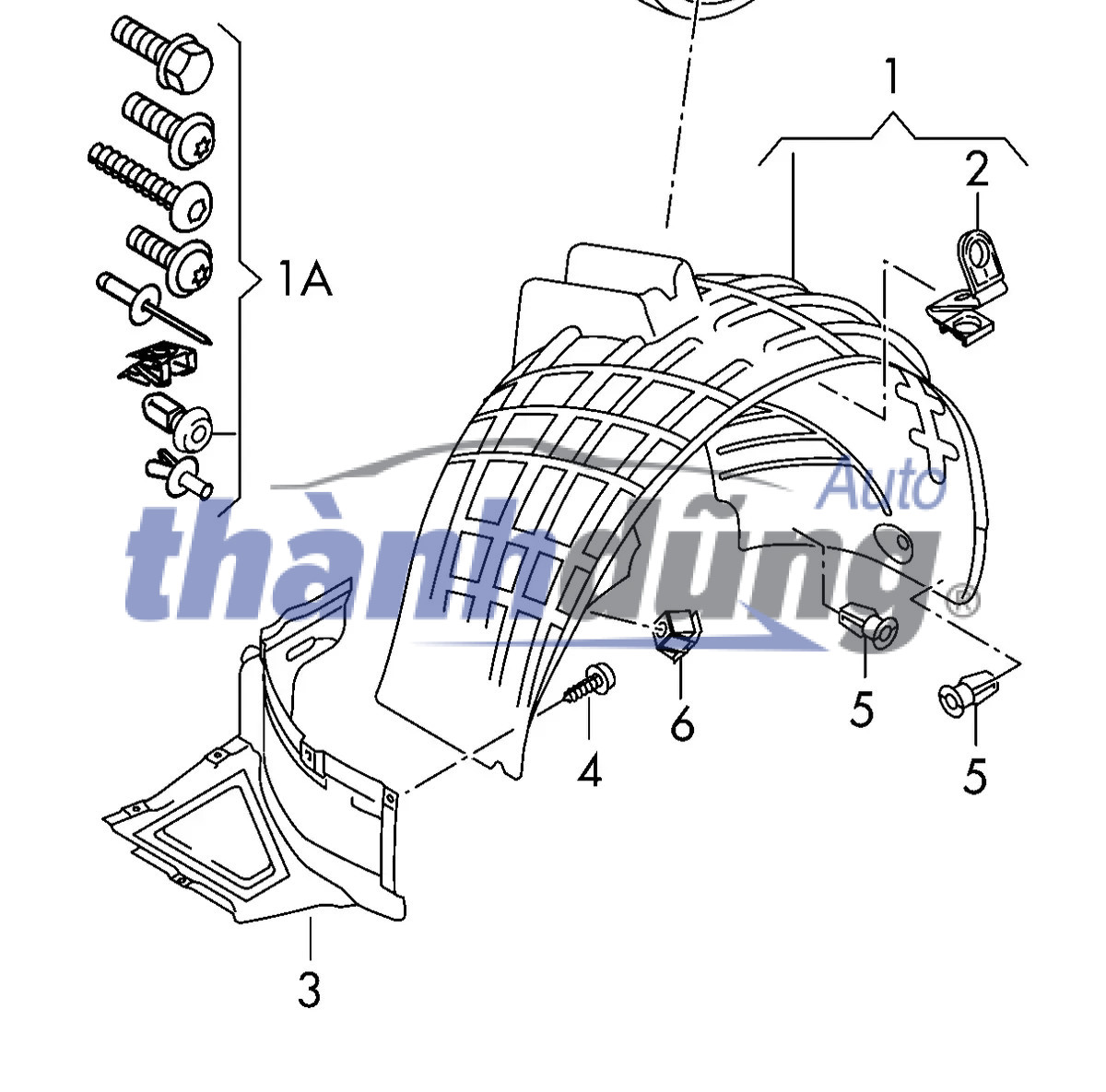 Lòng dè chắn bùn MG5 2022-2025 | 10747513 - Ảnh 4