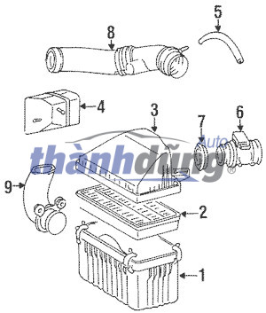 Lọc gió động cơ LAND ROVER DISCOVERY 2.0 2014 | 28LR029078 - Ảnh 4