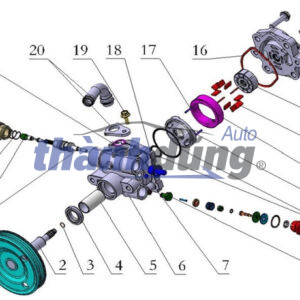 BƠM TRỢ LỰC LÁI TOYOTA ALTIS 20007 | 4431012540 - Ảnh 4