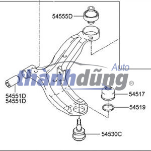 Càng A Kia Carnival 2025 | 54500R0100 - Ảnh 5