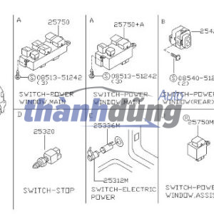 Công Tắc Lên Xuống Kính Hyundai I10 2022 | 93570B40104X - Ảnh 5