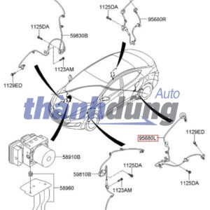 Cảm biến abs sau Toyota Hilux 2020 | 895460K240 - Ảnh 6