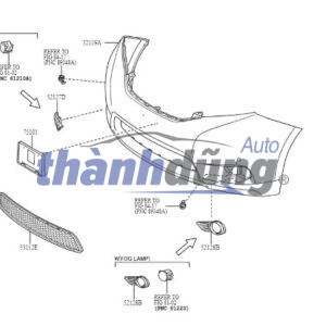 Nắp móc cứu hộ cản trước CHEVROLET CRUZE 2009-2014 | 94563430 - Ảnh 6