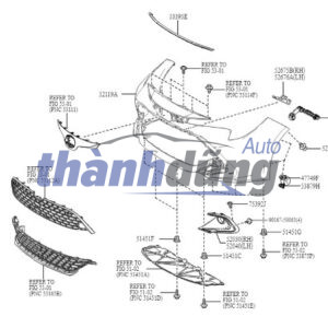 Nắp móc cứu hộ cản trước CHEVROLET CRUZE 2009-2014 | 94563430 - Ảnh 5
