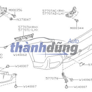 Cản trước xe HINO 300 XZU3 2009 | 5211137360 - Ảnh 5