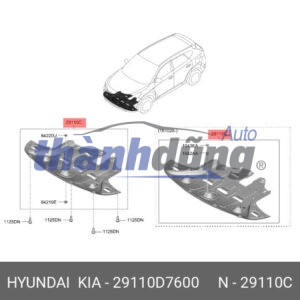 Chắn Bùn Động Cơ Xe Chevrolet Spark 2014 | 95990789 - Ảnh 5