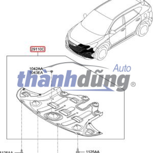 Chắn Bùn Động Cơ Xe Chevrolet Spark 2014 | 95990789 - Ảnh 6