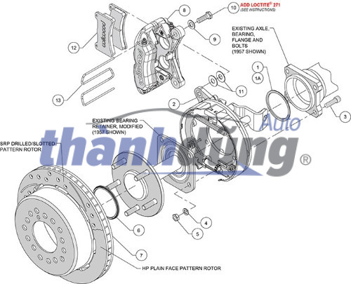 Đĩa thắng trước CHEVROLET CRUZE 2012-2018 | 13502045 - Ảnh 5