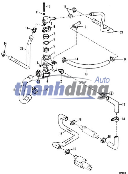 Van Hằng Nhiệt Kia Seltos 2020 | 256002S100 - Ảnh 5