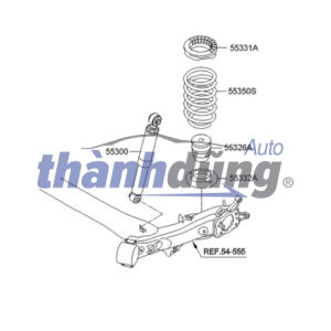 Tăm Bông Giảm Xóc Chevrolet Captiva 2006 | 96626412 - Ảnh 4