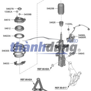 Tăm Bông Giảm Xóc Chevrolet Captiva 2006 | 96626412 - Ảnh 5