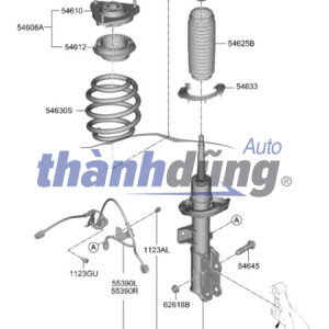 Tăm Bông Giảm Xóc Chevrolet Captiva 2006 | 96626412 - Ảnh 6