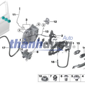 Alternative view of Tay Mở Cửa Ngoài Xe Hyundai Hd72 | 823305H003
