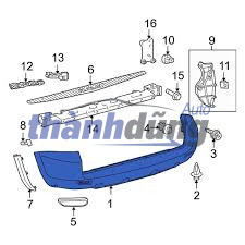 Alternative view of Ba Đờ Sốc Sau Vinfast Fadil 2018-2022 | 42453387