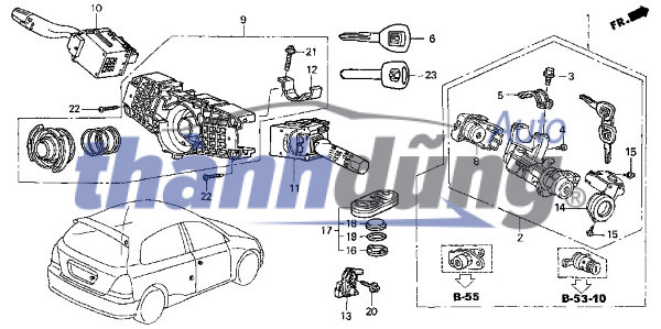 Công Tắc Xi Nhan Xe Hyundai I10 2017 | 934104N011 - Ảnh 4
