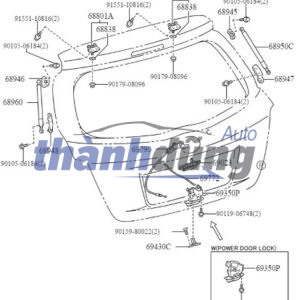 Tay mở thùng sau MITSUBISHI TRITON 2015-2019 | 5746A153 - Ảnh 4