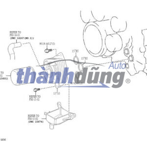 Két giải nhiệt nhớt hộp số KIA SEDONA 2012-2022 | 264102F020 - Ảnh 5
