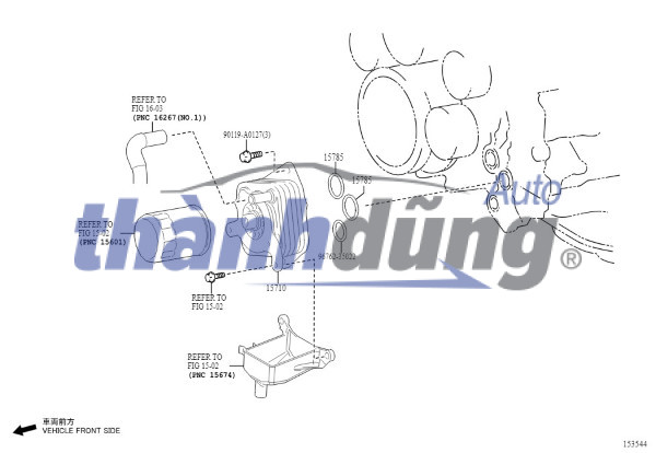 Két giải nhiệt nhớt hộp số KIA SEDONA 2012-2022 | 264102F020 - Ảnh 5