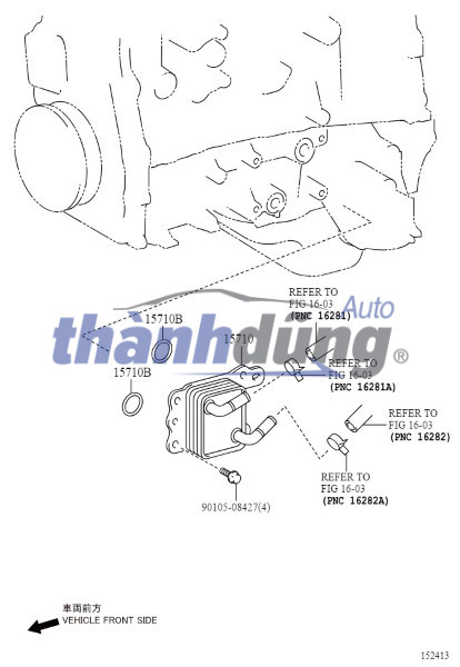 Két giải nhiệt nhớt hộp số KIA SEDONA 2012-2022 | 264102F020 - Ảnh 4