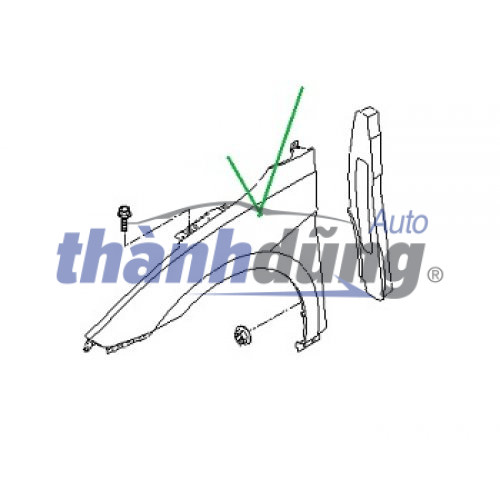 Má vè phụ RH HYUNDAI TUCSON 2021 | 66321D3000 - Ảnh 4