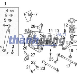 Rotuyn cân bằng sau HONDA CIVIC 1.5 TURBO | 33136TEXY01 - Ảnh 6