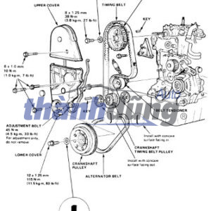 NẮP CAM TRÊN XE HYUNDAI PORTER 2 2009 | 213804A710 - Ảnh 5