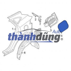 Nắp bình xăng ngoài FORD FOCUS 2005-2011 | 4M51N405A02AB - Ảnh 5