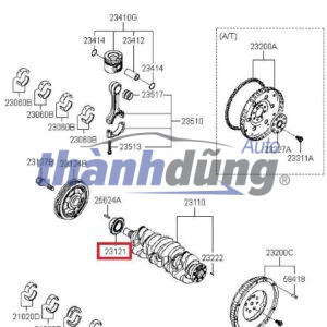 Alternative view of Căn tổ ong HYUNDAI TERRACAN 1997-2006 | 2335442000