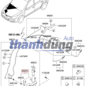 BÌNH NƯỚC PHỤ TOYOTA HILUX 2022 | 164700L081 - Ảnh 5