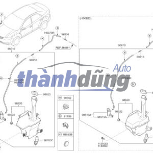 Alternative view of Bơm nước rửa kính TOYOTA ALTIS 2006-2013 | 8533047010