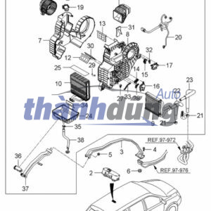 TRỞ QUẠT DÀN LẠNH XE CHEVROLET TRAILBLAZER 2015 | 52090266 - Ảnh 4