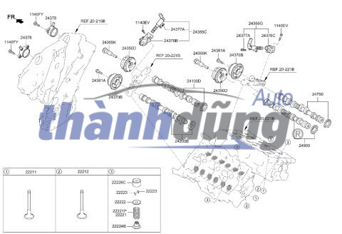 Van biến thiên VVTi LEXUS LM350 2015-2020 | 1533037010 - Ảnh 3