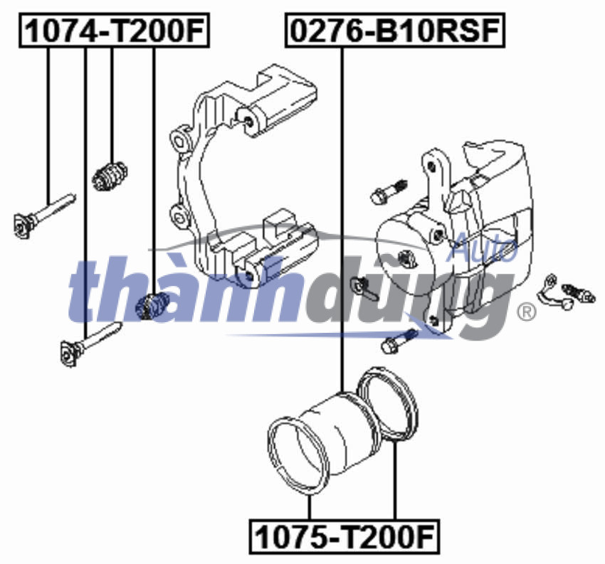 Ắc suốt phanh trước DAEWOO LACETTI 2003-2009 | 93740249 - Ảnh 6