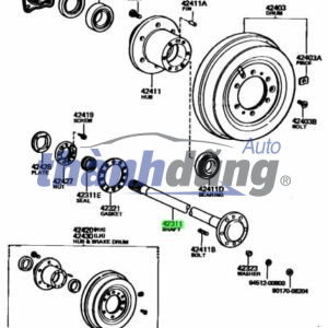 BI LÁP SAU TOYOTA ZACE 2004 | 90363T0008 - Ảnh 4