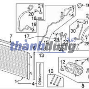 DÀN NÓNG FIAT DOBLO 2005 | 51758873 - Ảnh 5