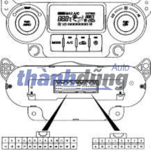 CÔNG TẮC MÁY LẠNH KIA SPECTRA 2003 | 97250-2F040 - Ảnh 4